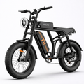 URLIFE Peak 1500W Electric Mountain Bike – 20” Fat Tyre All-Terrain E-Bike