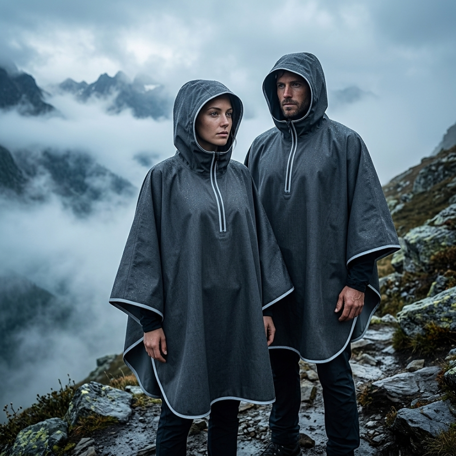URLIFE Gear Reflective Rain Poncho