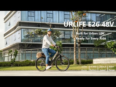 URLIFE E26 250W Electric Bike - 26 Inch UK Commuter E-Bike