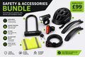 Safety & Accessories Bundle | E-Bike Helmet, Lock, Lights & Mudguards product image